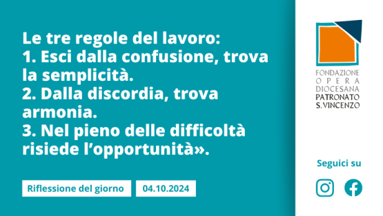 Venerdì 4 ottobre 2024