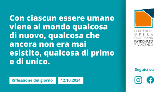 Sabato 12 ottobre 2024