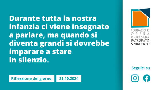 Lunedì 21 ottobre 2024