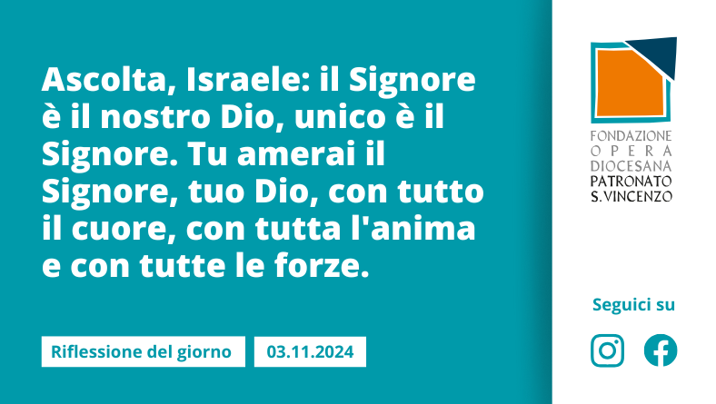 Domenica 3 novembre 2024