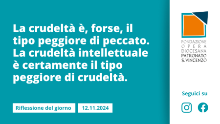 Martedì 12 novembre 2024