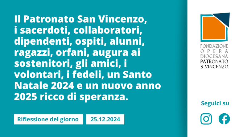 Mercoledì 25 dicembre 2024