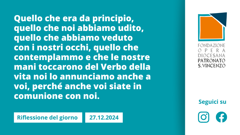 Venerdì 27 dicembre 2024