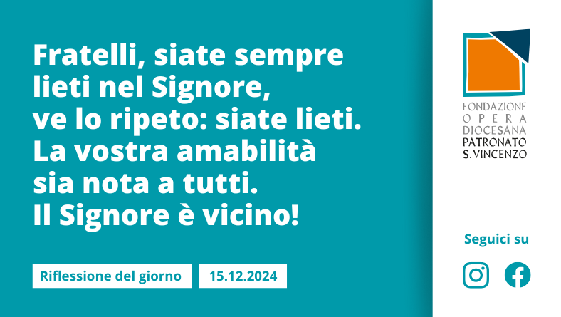 Domenica 15 dicembre 2024