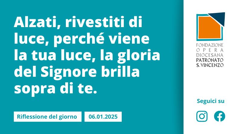 Lunedì 6 gennaio 2025