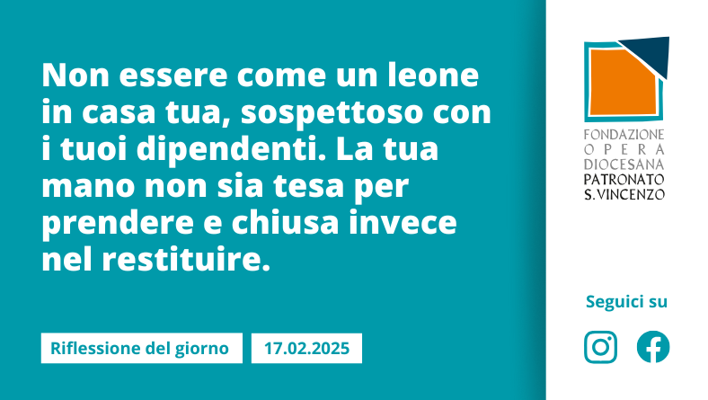 Lunedì 17 febbraio 2025