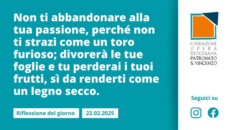 Sabato 22 febbraio 2025