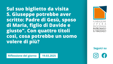 Mercoledì 19 marzo 2025
