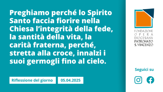 Sabato 5 aprile 2025