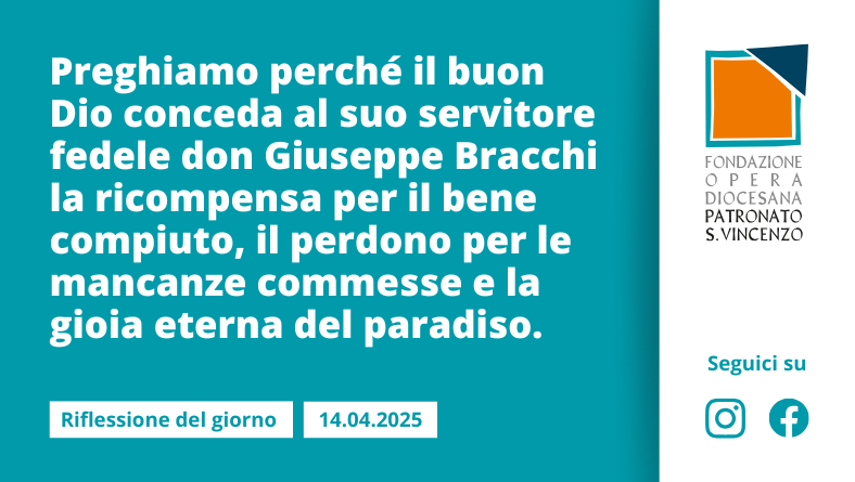 Lunedì 14 aprile 2025