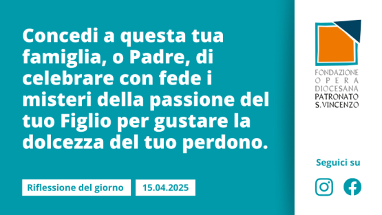 Martedì 15 aprile 2025