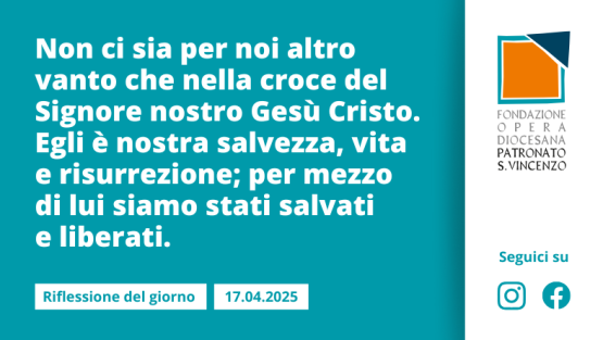 Giovedì 17 aprile 2025