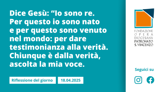 Venerdì 18 aprile 2025