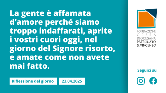 Mercoledì 23 aprile 2025