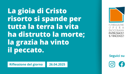 Sabato 26 aprile 2025