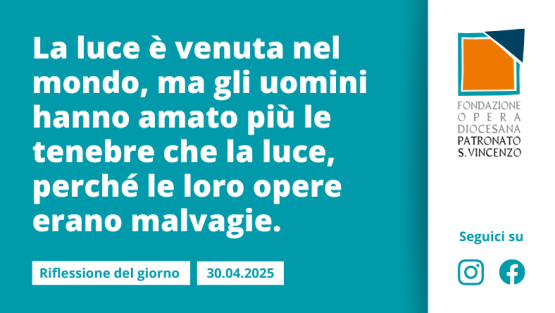 Mercoledì 30 aprile 2025