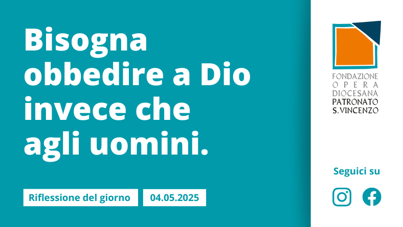Domenica 4 maggio 2025