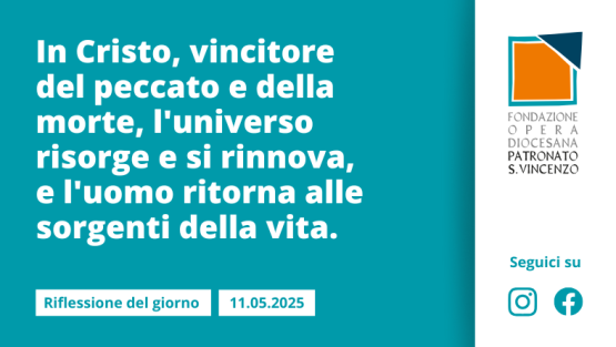Domenica 11 maggio 2025