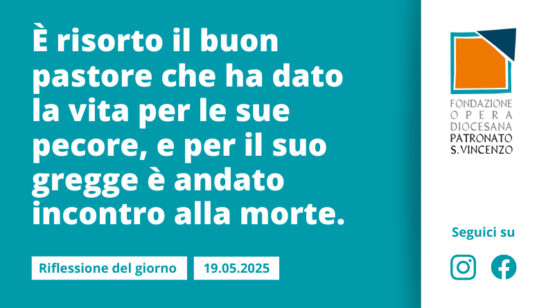Lunedì 19 maggio 2025
