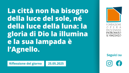 Domenica 25 maggio 2025