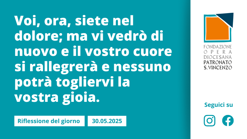 Venerdì 30 maggio 2025