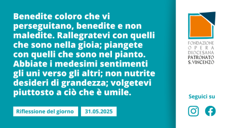 Sabato 31 maggio 2025