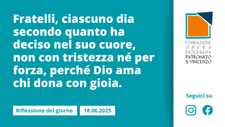 Mercoledì 18 giugno 2025