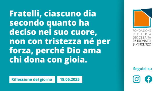 Mercoledì 18 giugno 2025