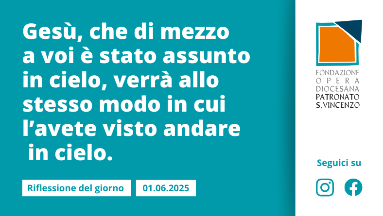 Domenica 1° giugno 2025