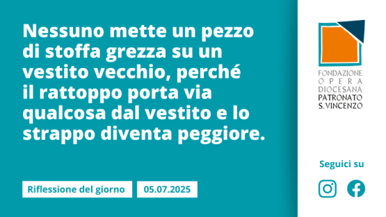 Sabato 5 luglio 2025