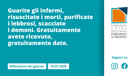 Giovedì 10 luglio 2025