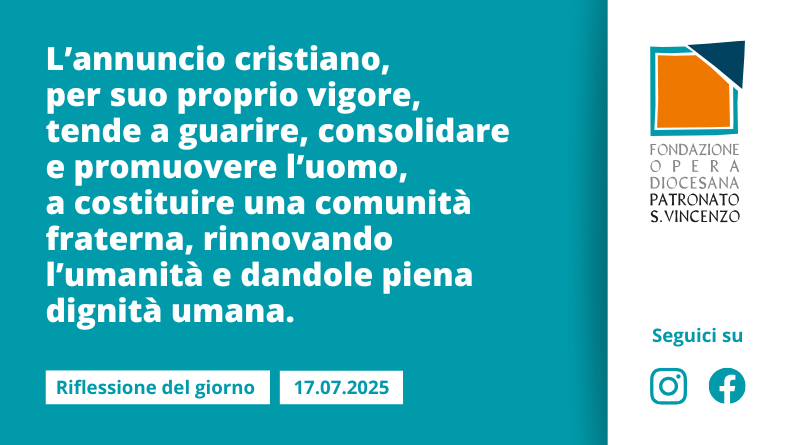 Giovedì 17 luglio 2025