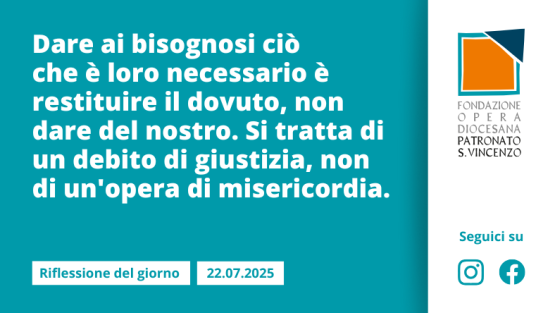 Martedì 22 luglio 2025