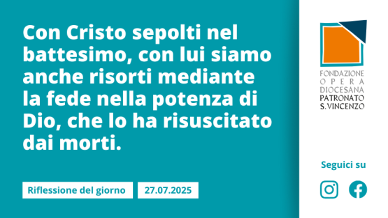 Domenica 27 luglio 2025