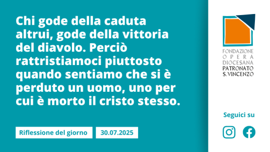 Mercoledì 30 luglio 2025