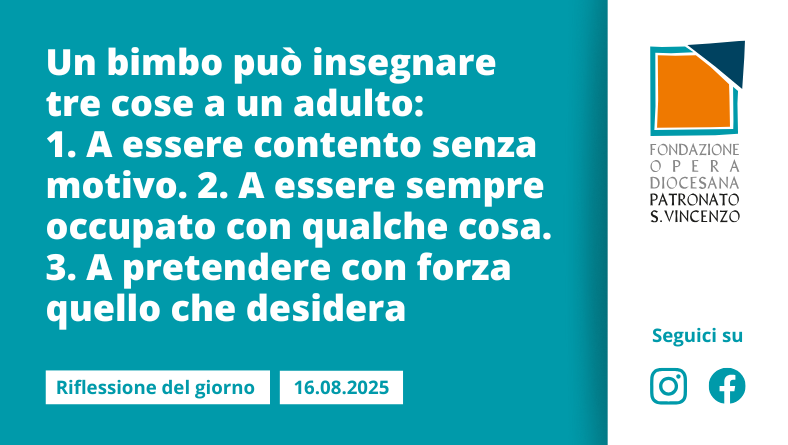 Sabato 16 agosto 2025