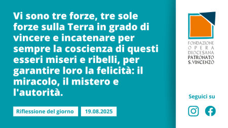 Martedì 19 agosto 2025