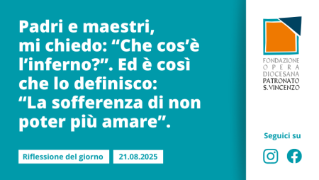 Giovedì 21 agosto 2025