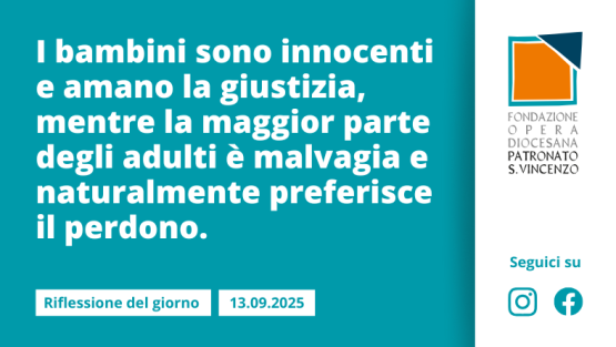 Sabato 13 Settembre 2025