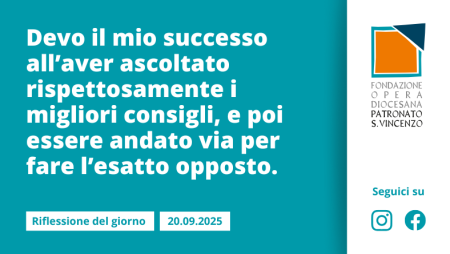 Sabato 20 settembre 2025