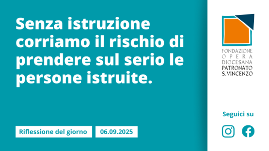 Sabato 6 settembre 2025