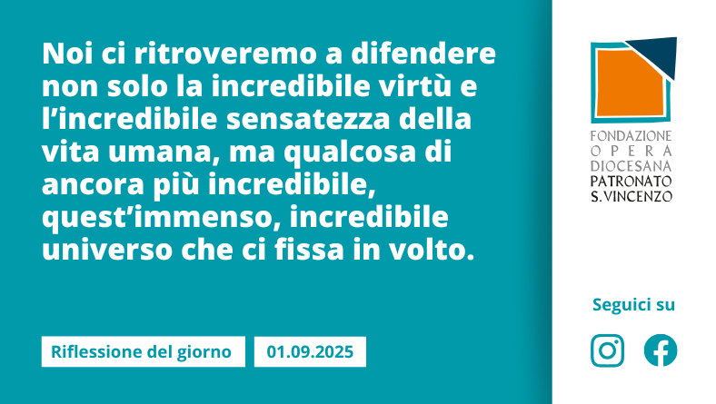 Lunedì 1° settembre 2025