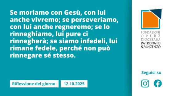 Domenica 12 ottobre 2025