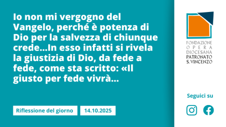 Martedì 14 ottobre 2025