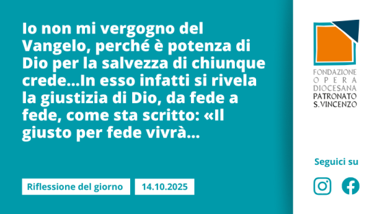 Martedì 14 ottobre 2025