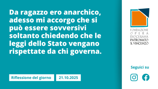 Martedì 21 ottobre 2025