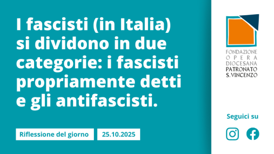Sabato 25 ottobre 2025