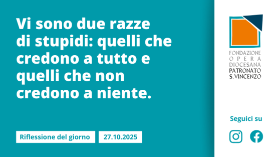 Lunedì 27 ottobre 2025