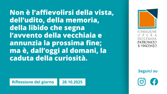 Martedì 28 ottobre 2025