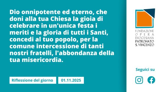 Sabato 1° novembre 2025